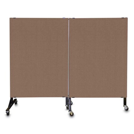 United Visual Products Enclosed Corkboard, 1 Door, 72"x48", 4" Fra UV3426-WHITE-ULTMAR